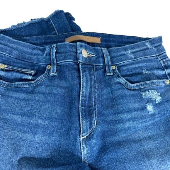 Joe's Jeans Hi (Rise)Honey Hight rise Curvy Boot Cut Ripped Raw Hem Jeans Sz  28 - Picture 10 of 11